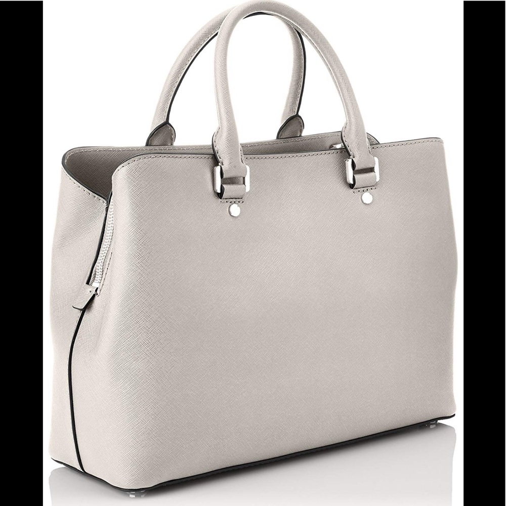 Michael Michael Kors Savannah gray Large Satchel - Picture 2 of 7